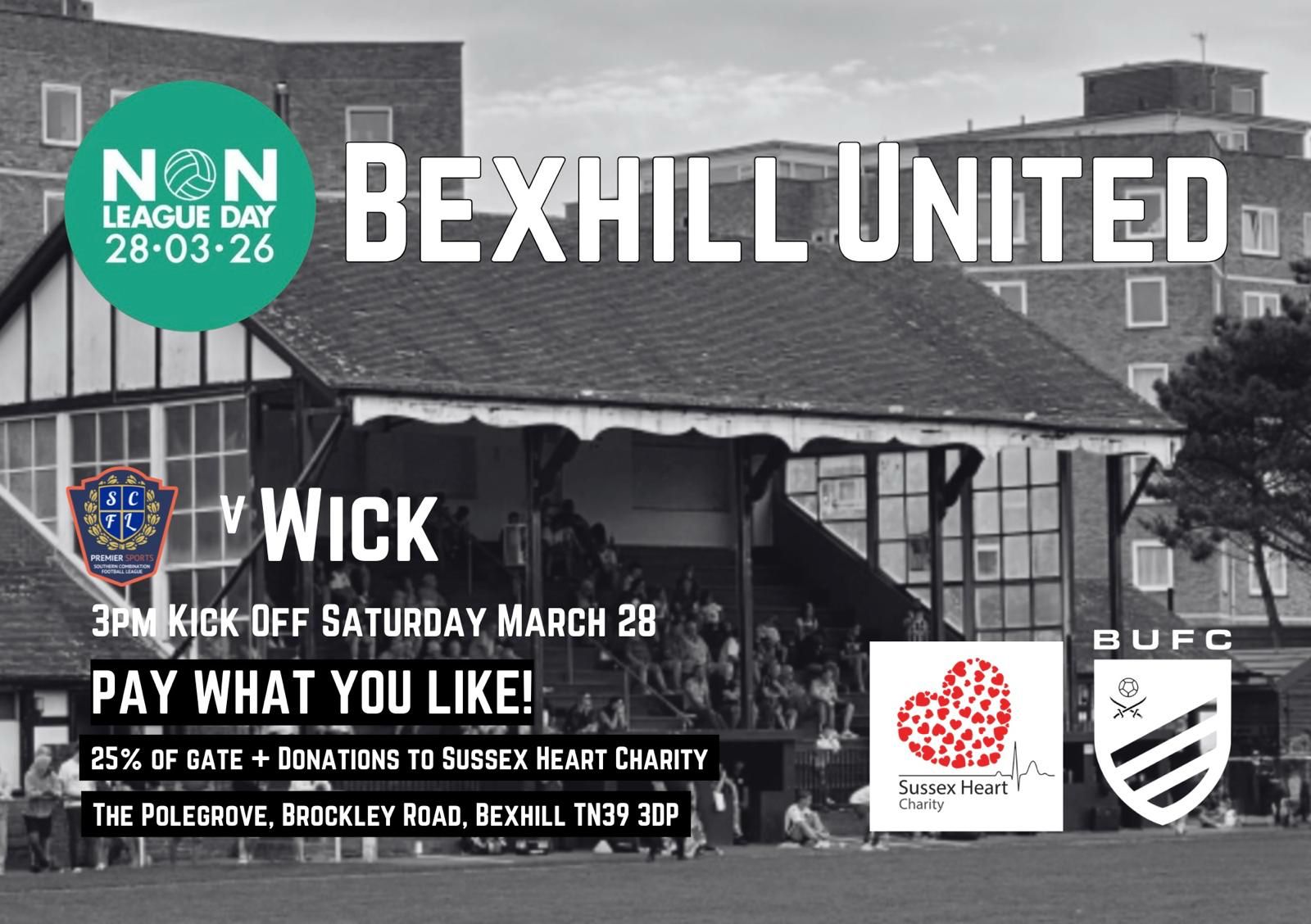 Sussex Charity To Benefit From Bexhill Utd